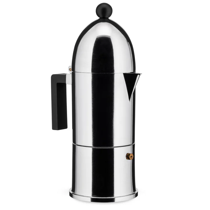 A di Alessi - La Cupola Machine à espresso 9095, induction, 30 cl, noir