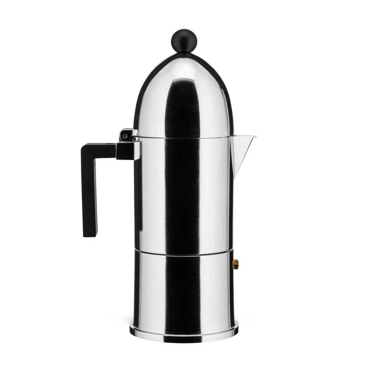 A di Alessi - La Cupola Machine à espresso 9095, induction, 30 cl, noir