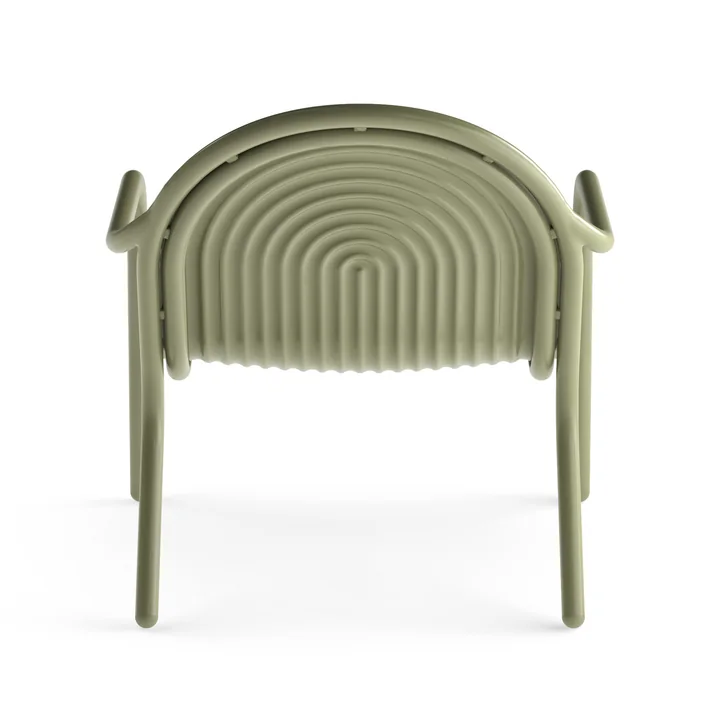 Tom Dixon - Groove Lounge Chair, vert mousse