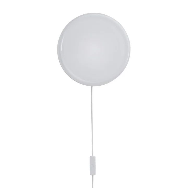 Muuto - Loop LED Applique murale / Plafonnier, blanc (avec câble)