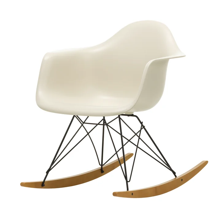 Vitra - Eames Plastic Armchair RAR RE, érable jaunâtre / basic dark / galet