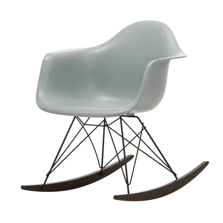 Vitra - Eames Plastic Armchair RAR RE, érable foncé / basic dark / gris clair