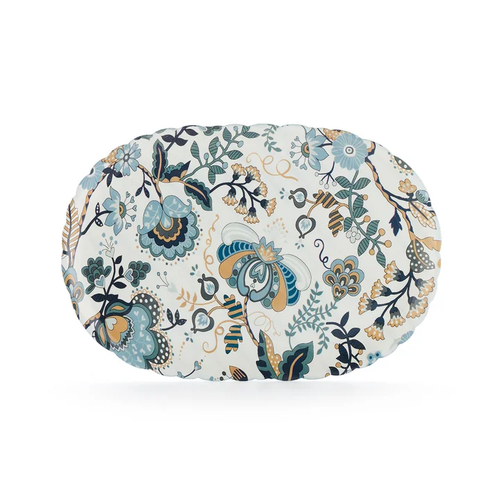 Kartell - x Liberty Jellies Family Plateau, crème / bleu clair ( Mabelle Graphic Impression )