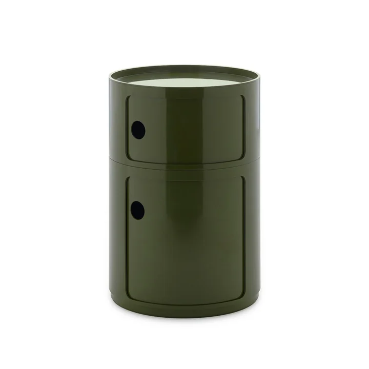 Kartell - New Big Componibili 2 conteneur, H 61,5 cm, vert