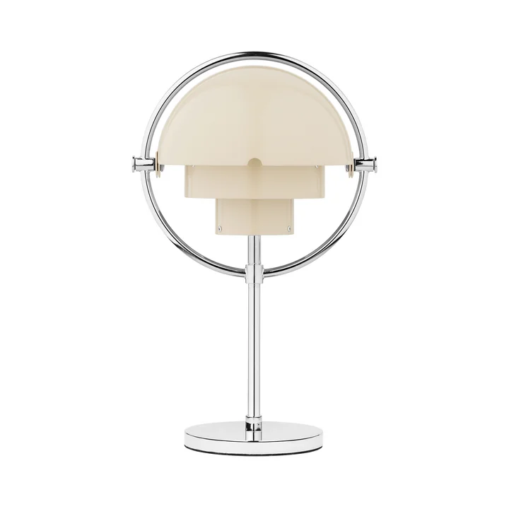 Gubi - Multi-Lite Portable Akku Lampe de table, chrome / pearl