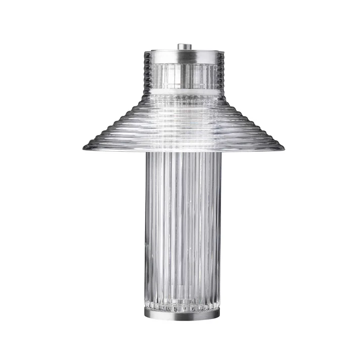 FDB Møbler - Sletterhage Lampe de table à accu, aluminium argenté