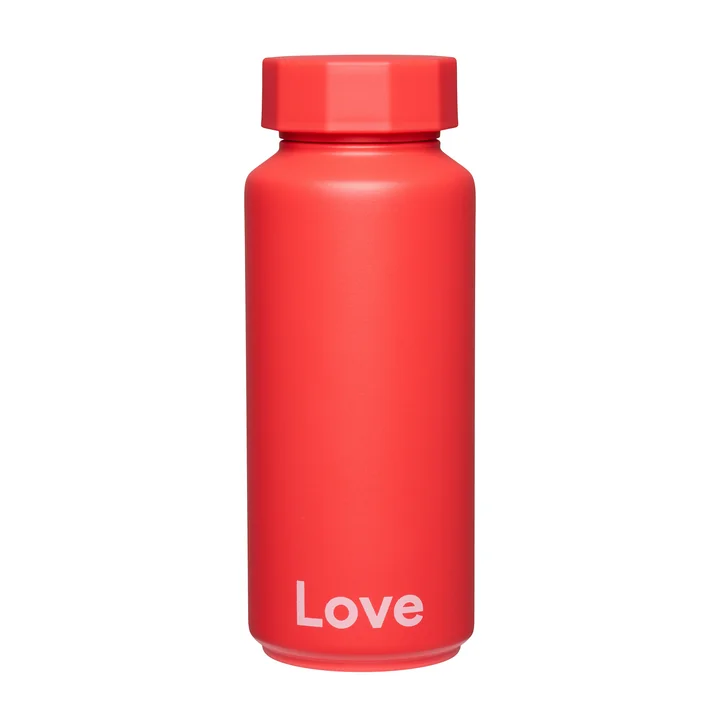 Design Letters - Bouteille thermos AJ Hot & Cold 0,5 l, Love / cherry (édition spéciale)