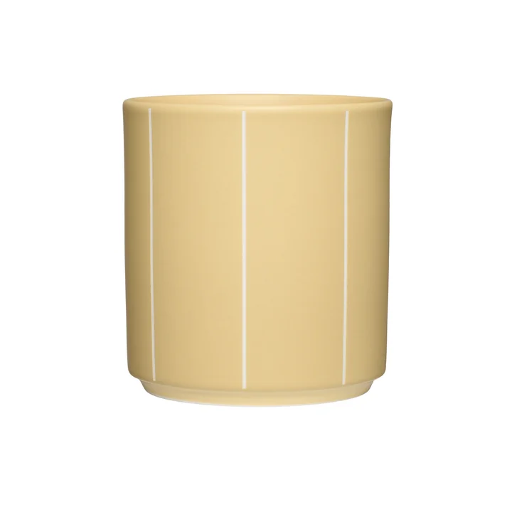 Design Letters - Nordic Pyjamas Tasse en porcelaine, yellow stripe