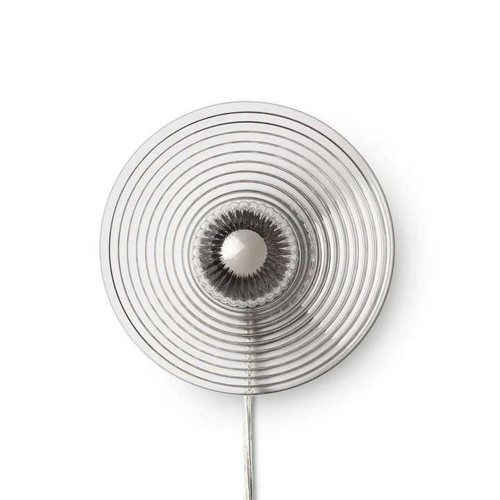 FDB Møbler - Sletterhage Applique murale, Ø 28 cm, transparente (avec câble)