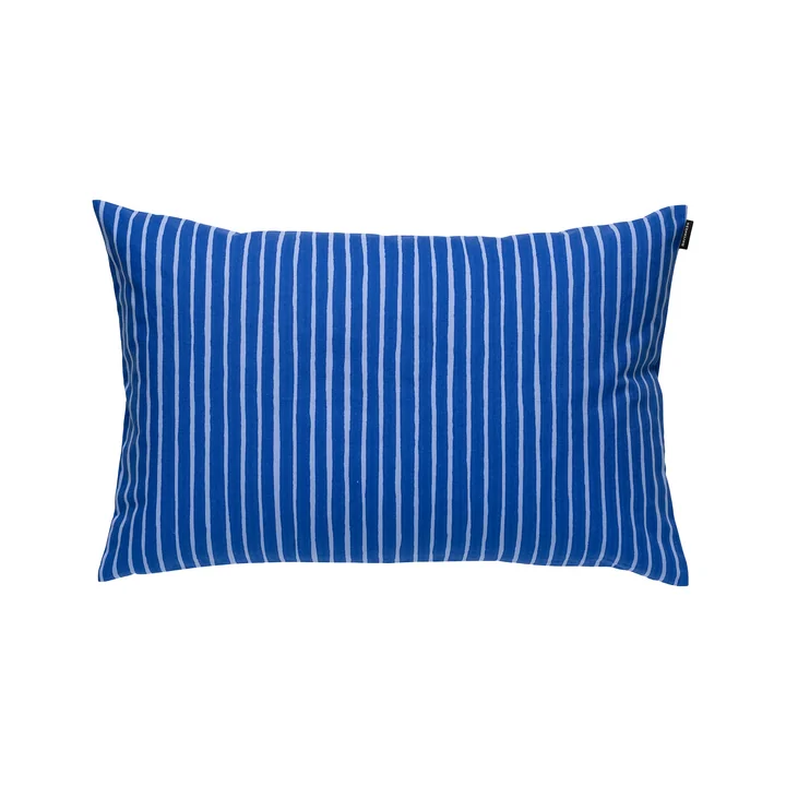 Marimekko - Piccolo housse de coussin, 40 x 60 cm, bleu clair / bleu