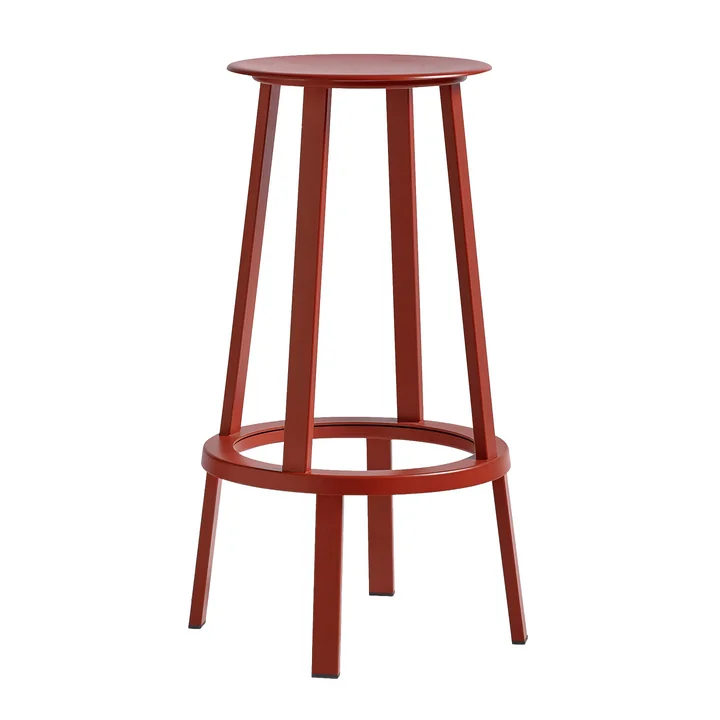 HAY - Tabouret de bar Revolver H 76 cm, rouge