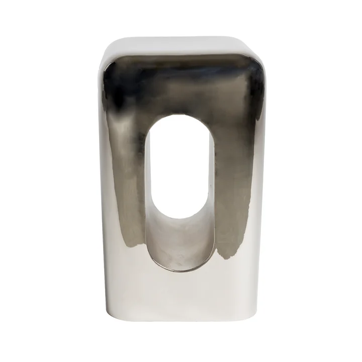 Zuiver - Creek table d'appoint, H 48 cm, chrome