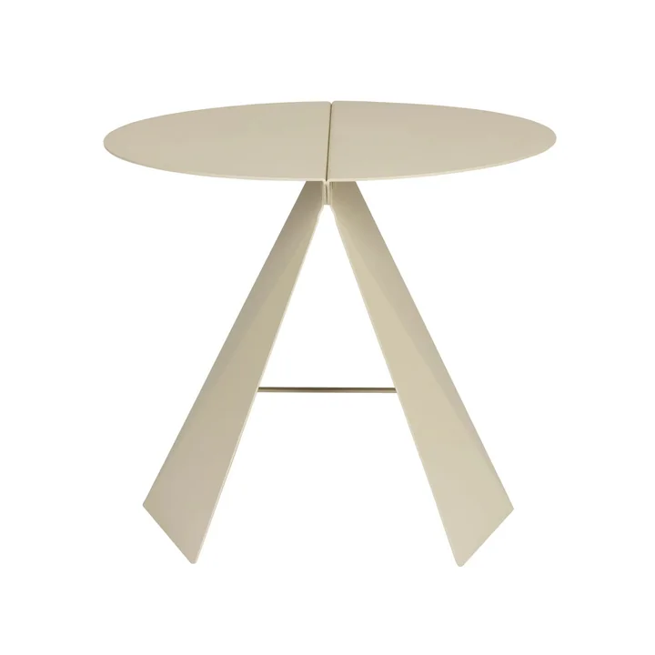 Zuiver - Foldy Table d'appoint, pliable, beige