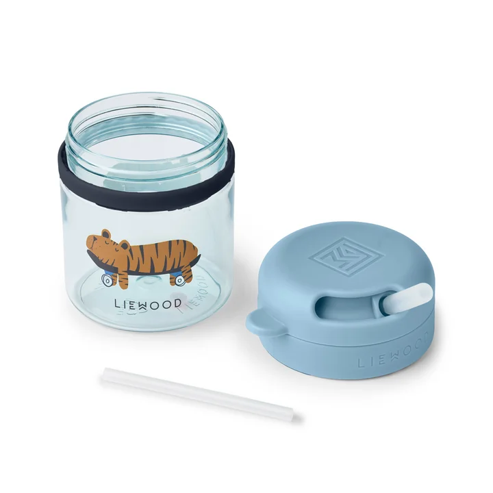 LIEWOOD - Pavia biberon, 280 ml, Fun / beach blue