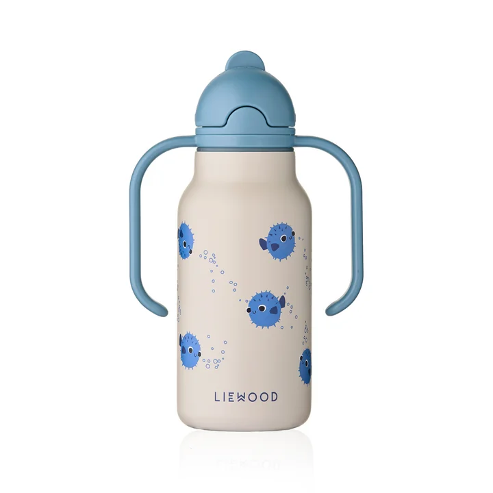 LIEWOOD - Bouteille imprimée Kimmie, 250 ml, Pufferfish / sandy