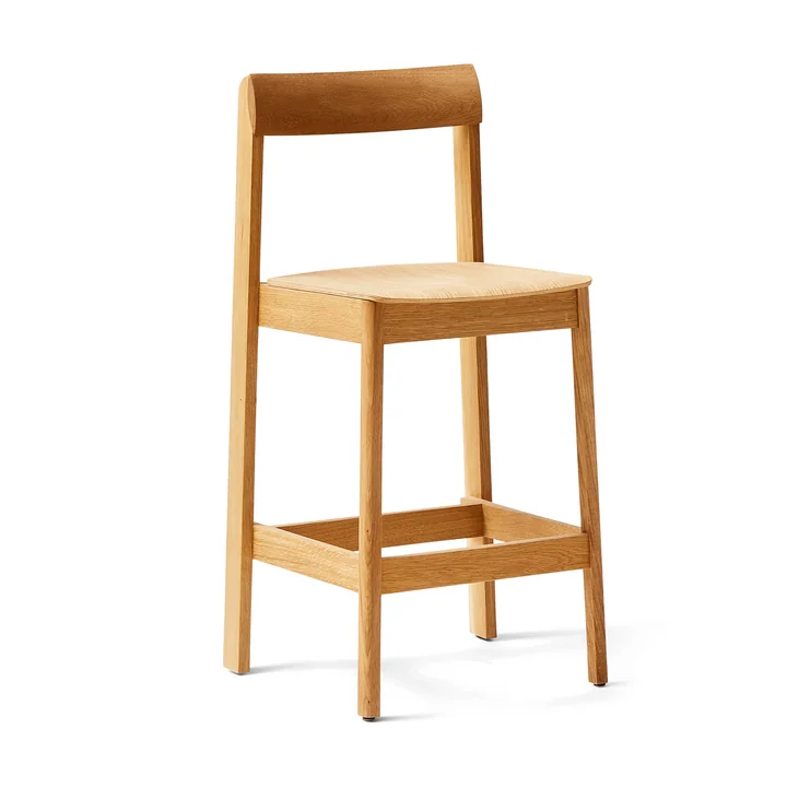 Form & Refine - Blueprint Tabouret de bar, chêne huilé