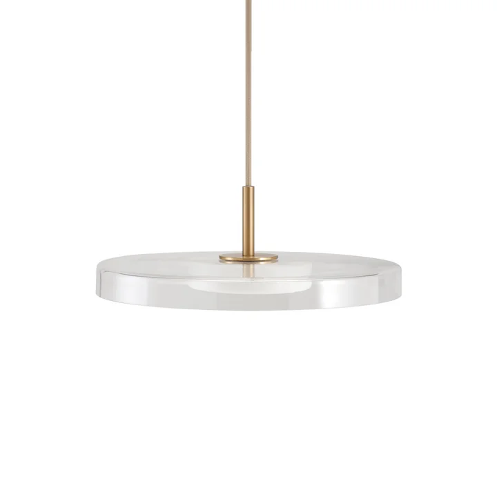 Umage - Asteria Mini LED Suspension, laiton / verre