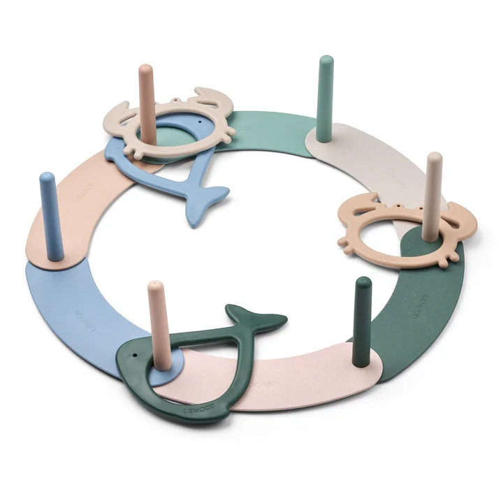 LIEWOOD - Noova Jeu de lancer d'anneaux, peppermint multi mix