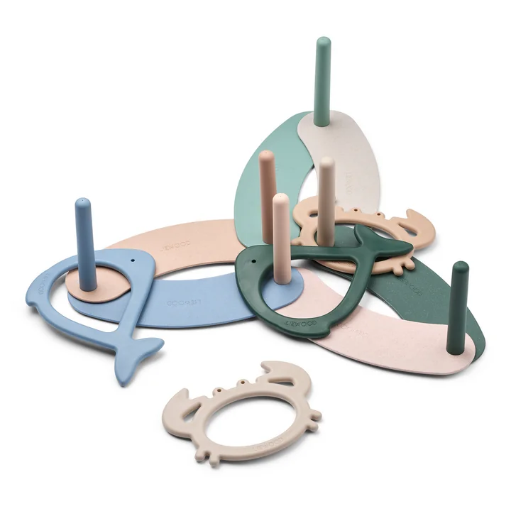 LIEWOOD - Noova Jeu de lancer d'anneaux, peppermint multi mix