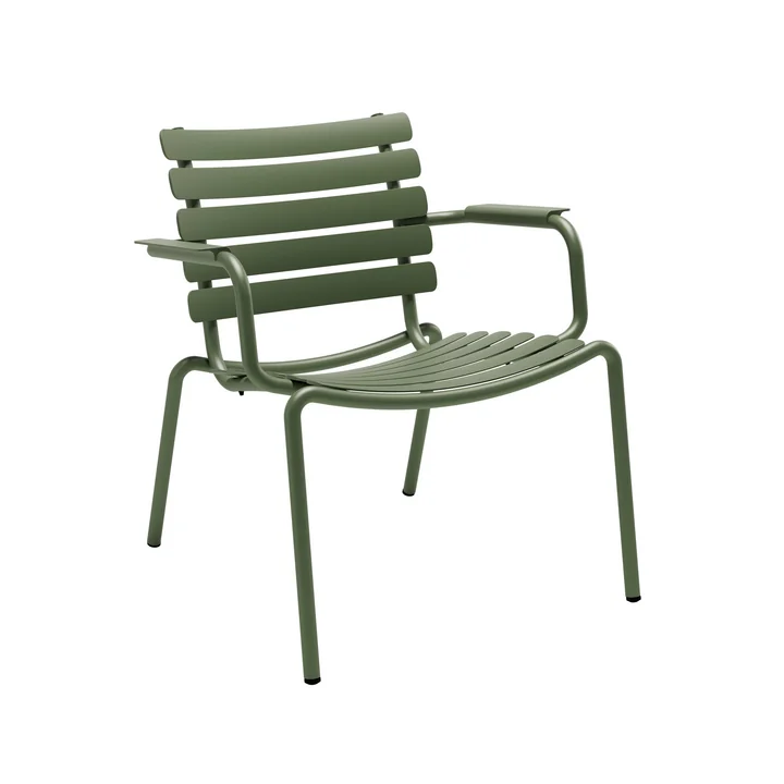HOUE - ALUA Outdoor Lounge Chair, vert olive