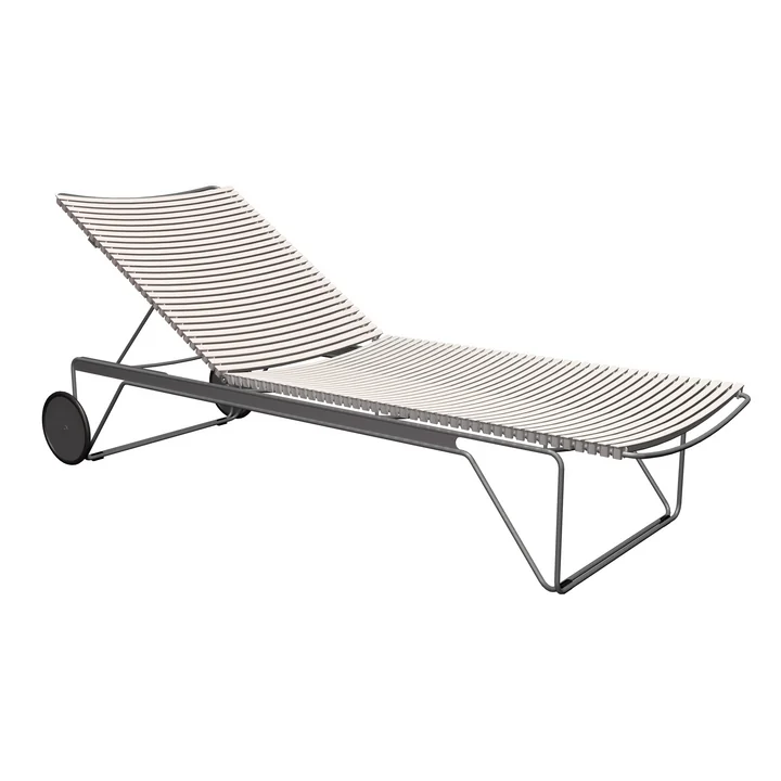 HOUE - CLICK Chaise Longue réglable, muted white