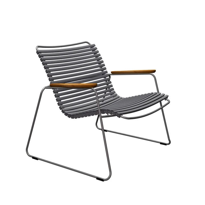 HOUE - CLICK Roomy Outdoor Lounge Chair, gris foncé
