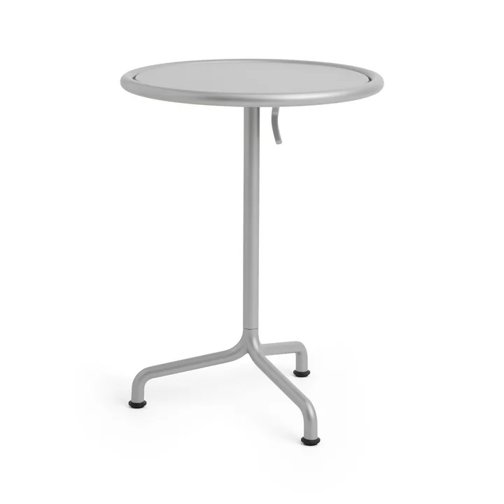 HAY - Deville Table, Outdoor, Ø 55 cm, silver grey