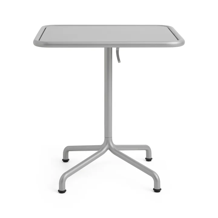 HAY - Deville Table, Outdoor, 60 x 70 cm, silver grey