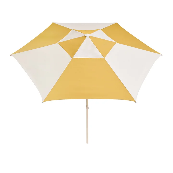 HAY - Terrazza Parasol, hexagonal, Ø 300 cm, blanc cassé / ocre