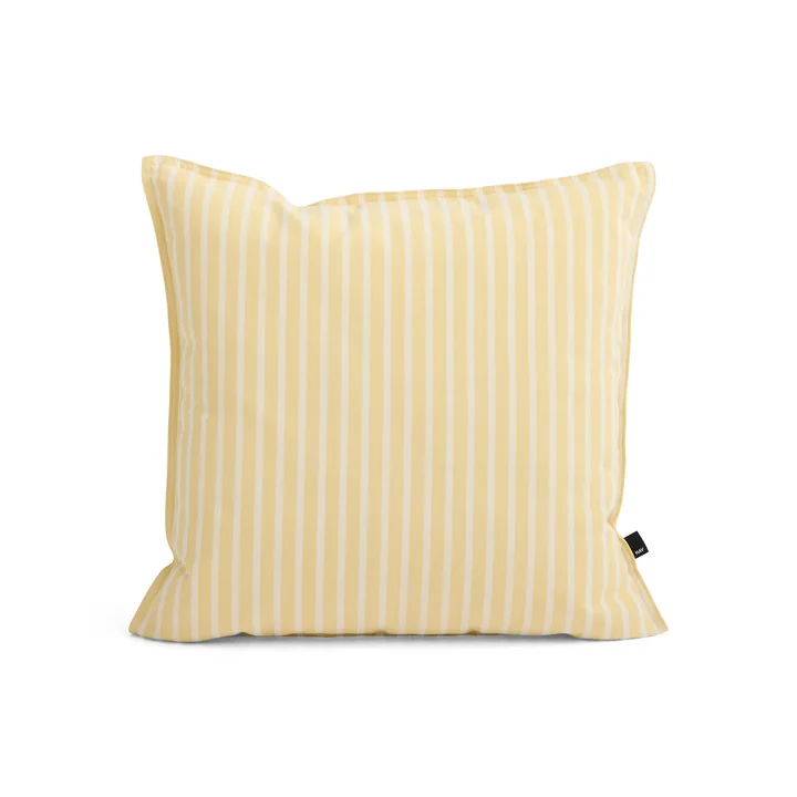 HAY - Terrazza Coussin Outdoor, 50 x 50 cm, rayures épaisses, jaune