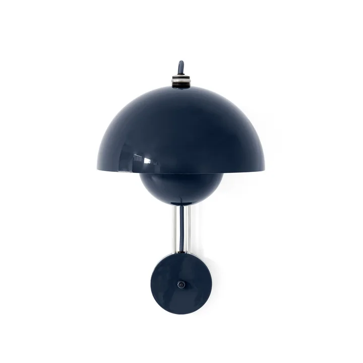 & Tradition - Flowerpot applique VP8, bleu acier