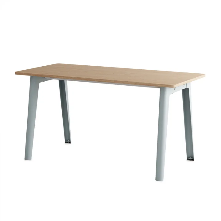 TipToe - NEW MODERN Bureau, 75 x 150 cm, bouleau / pale blue
