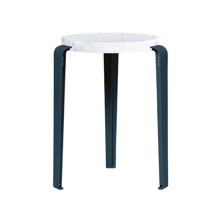 TipToe - LOU Tabouret Venezia, plastique recyclé / night blue