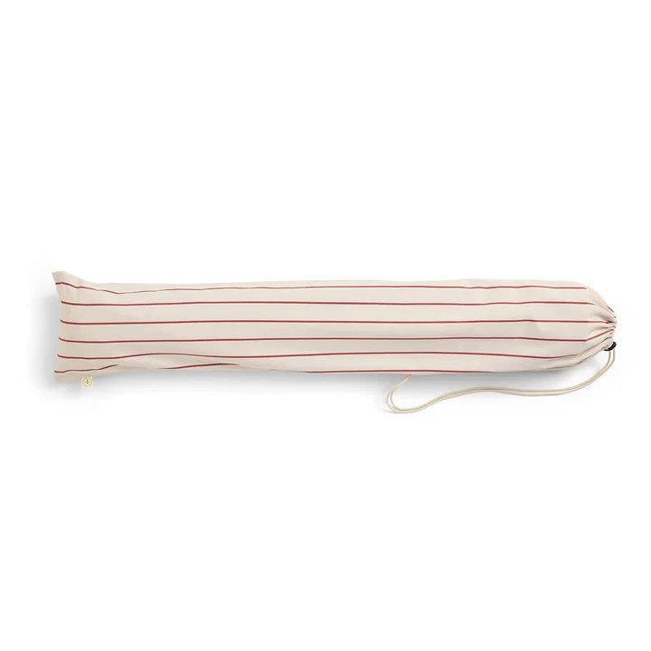 HAY - Outdoor Market Voile d'ombrage, beige avec bandes rouges