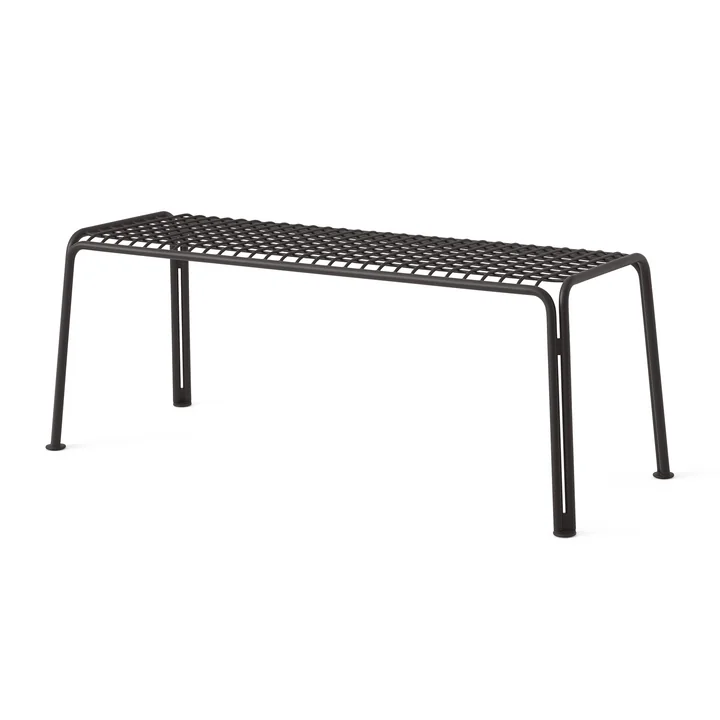 & Tradition - Thorvald SC112 Banc de jardin, 125 x 46 cm, warm black