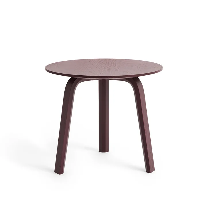 HAY - Bella Table d'appoint Ø 45 cm / H 39 cm, dark bordeaux