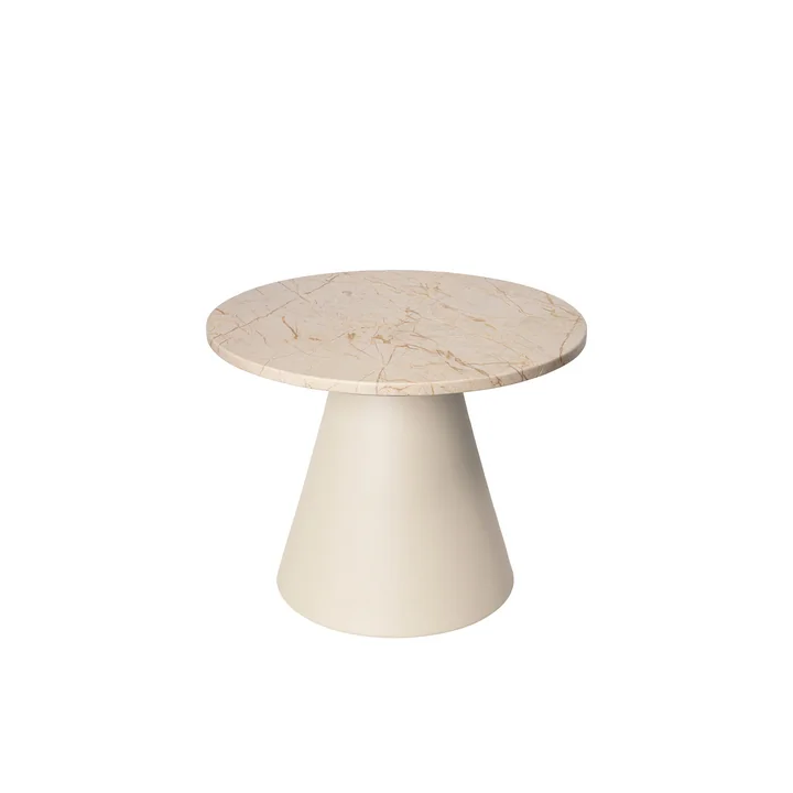 Broste Copenhagen - Miro Table d'appoint, Ø49 x H37 cm, beige