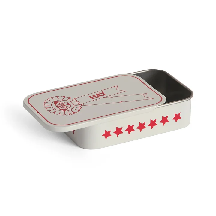 HAY - Dogs boîte à friandises S, rouge / blanc