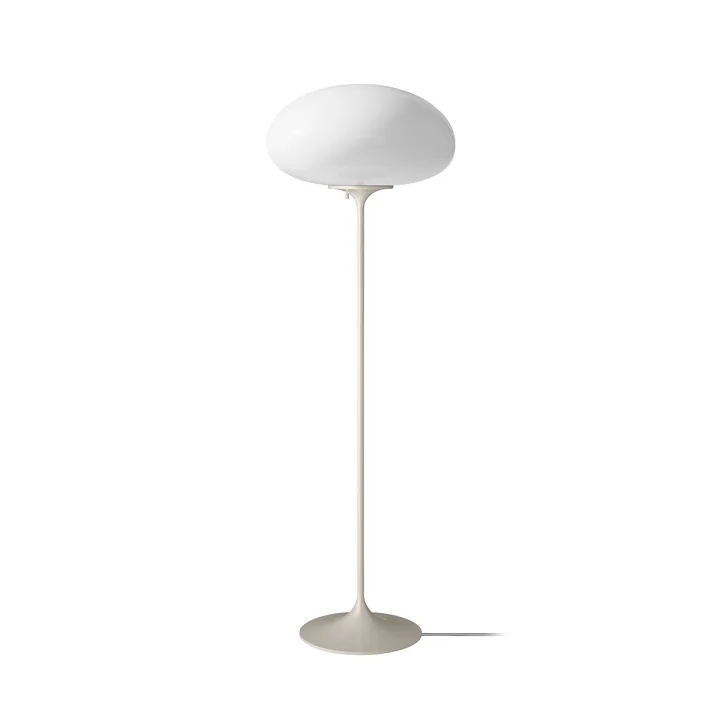 Gubi - Stemlite Lampadaire H 110 cm, pebble grey / opal