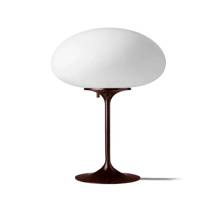 Gubi - Stemlite Lampe de table H 42 cm, noir-rouge / opale