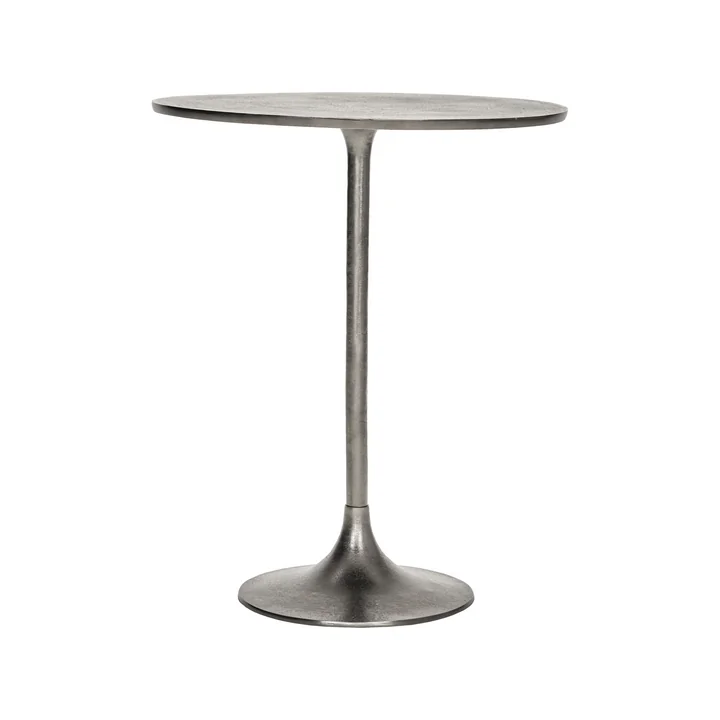 House Doctor - Pan Table de bistrot, H 75 x Ø 61 cm, argenté