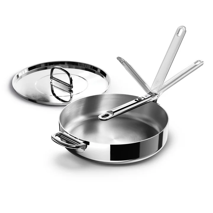 Joseph Joseph - Space Sauteuse avec couvercle, Ø 28 cm