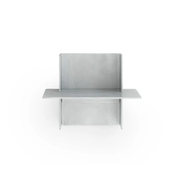 Normann Copenhagen - Alu Étagère murale, 25 cm, aluminium brossé