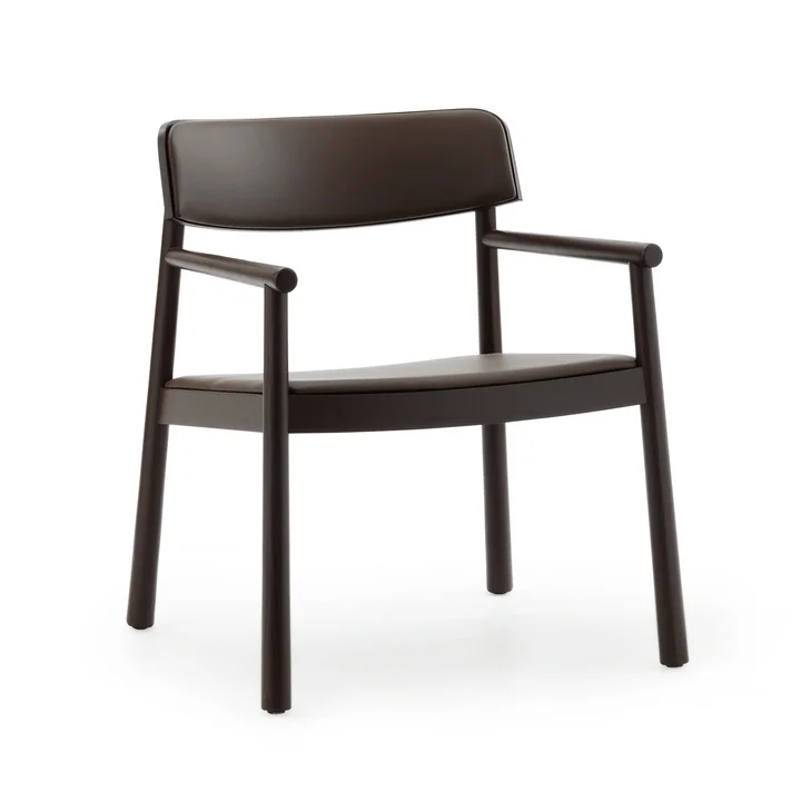 Normann Copenhagen - Timb Lounge fauteuil, marron / chocolat (Ultra cuir)
