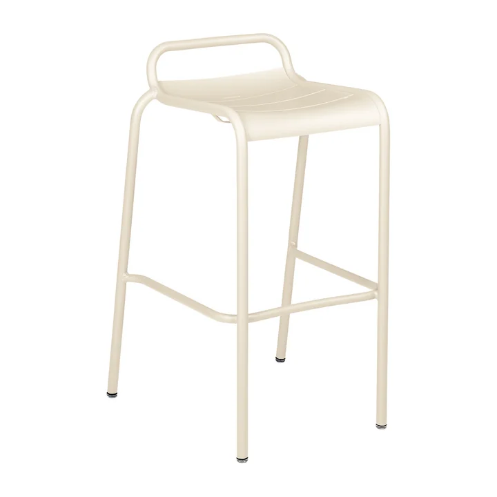 Fermob - Luxembourg Tabouret de bar Empilable, H 78 cm, beige latté