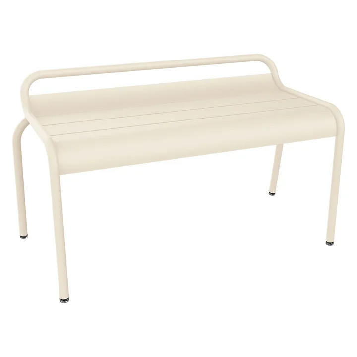 Fermob - Luxembourg Banc de jardin sans dossier 90 cm, beige latté