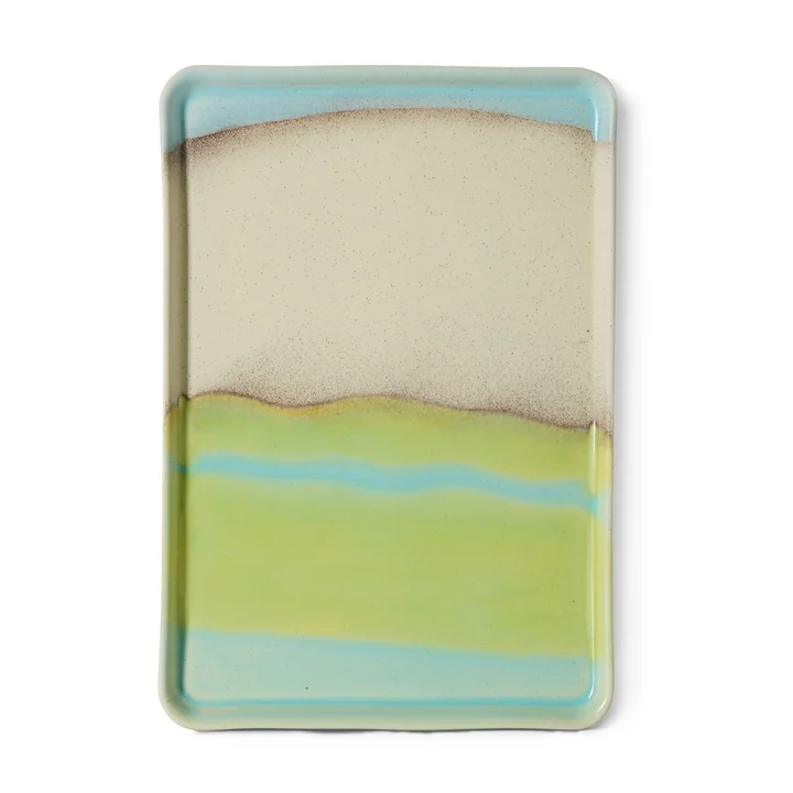 HKliving - 70's Plateau de service, L, glint