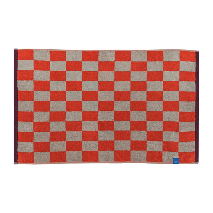 Mette Ditmer - Retro Tapis de bain, 50 x 80 cm, orange foncé