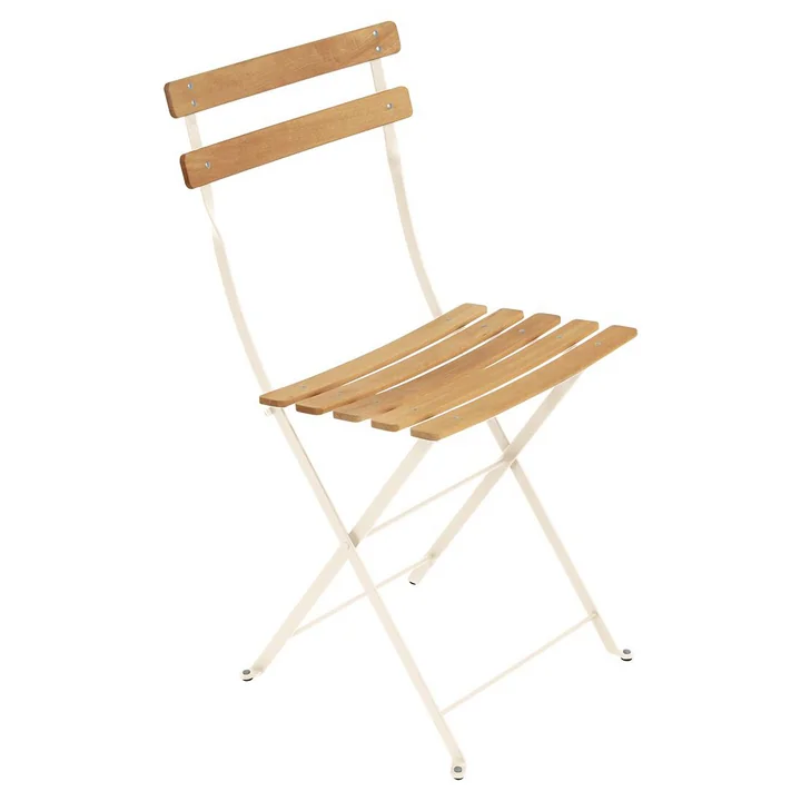 Fermob - Bistro chaise pliante Naturel, beige latte