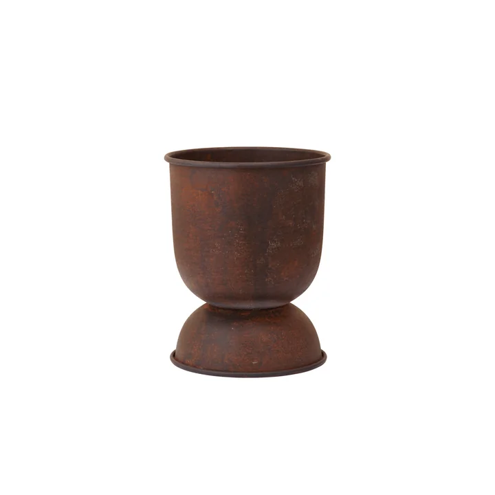 Ferm Living - Hourglass Pot de fleurs extra-small, Ø 21 x H 30 cm, rouille